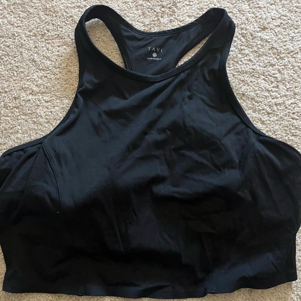 Tavi High-Neck Sports Bra/Tank Top